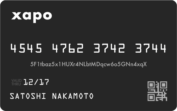 xapo card